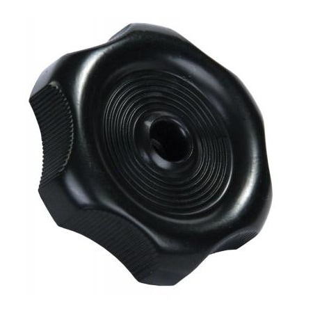 Jr Products WINDOW KNOB W/1/2IN SHAFT, BLACK 20365